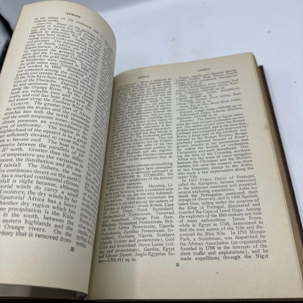 The Home and School Reference Work Volume 1 A To Candle (1922) Hardcover